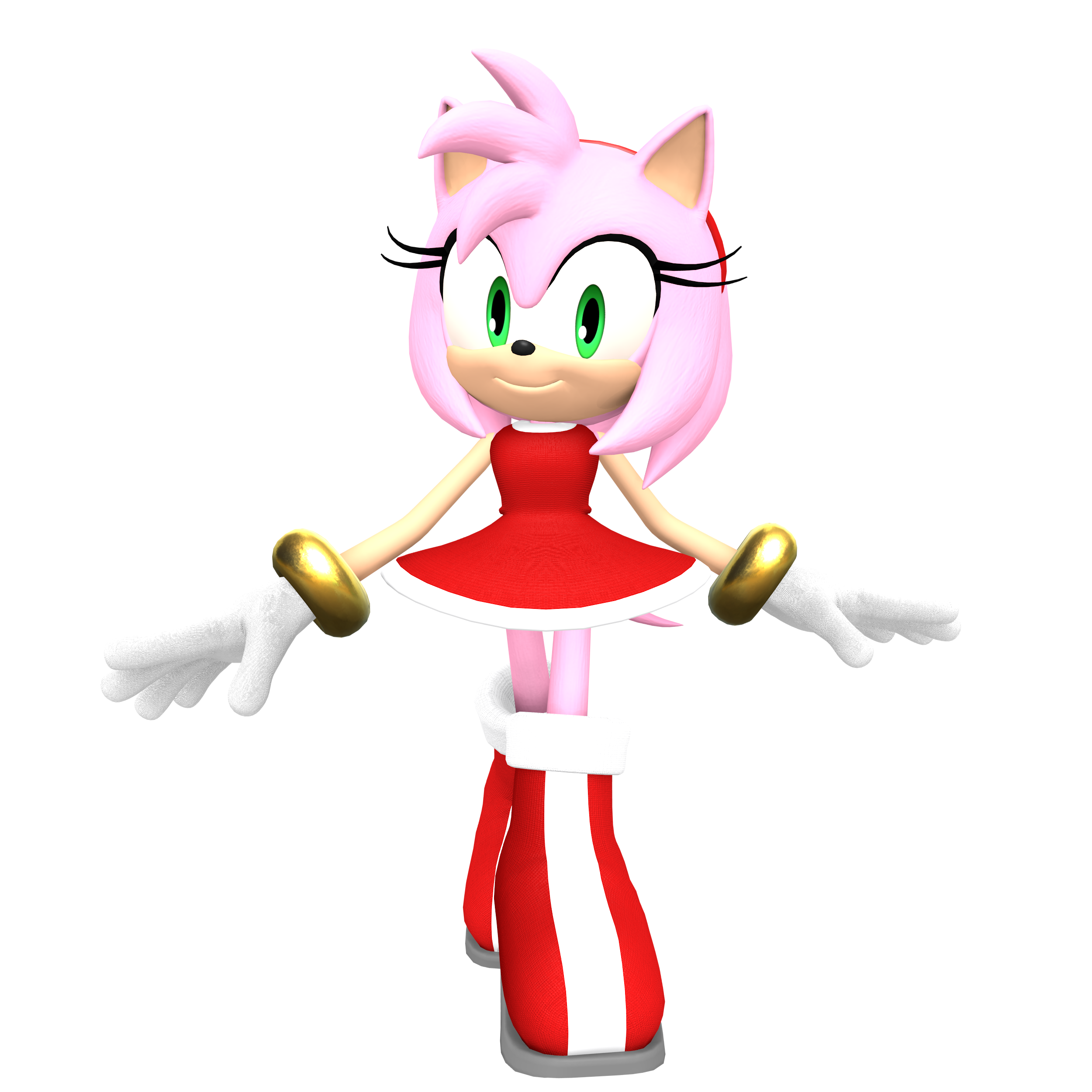 Amy Rose Render by CellaxAlex on DeviantArt