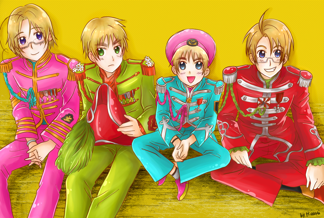 Hetalia+The Beatles