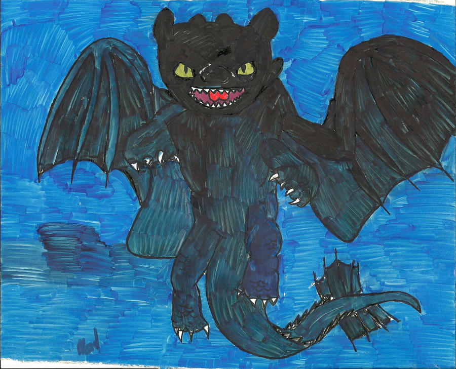 Toothless The Night Fury By Theeighthdoctor On Deviantart