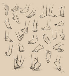 Feet Reference by Ninjatic