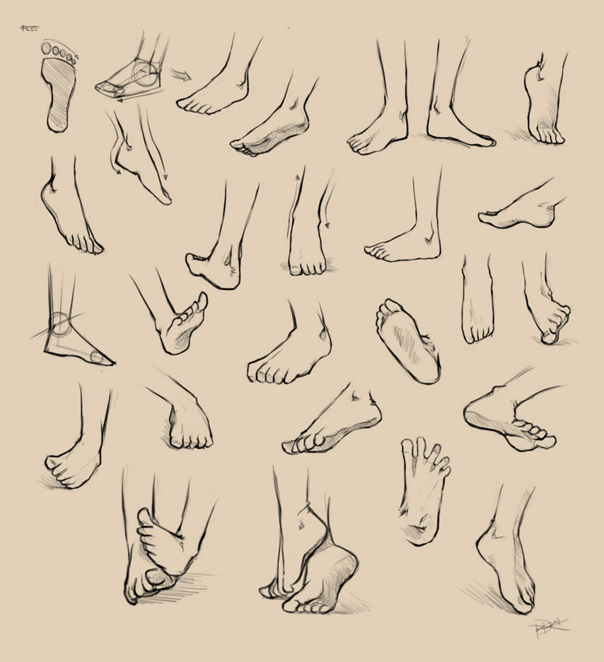 Feet Reference by Ninjatic on DeviantArt