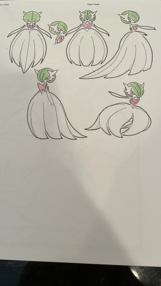 gardevoir and mega gardevoir (pokemon) drawn by nekopanda