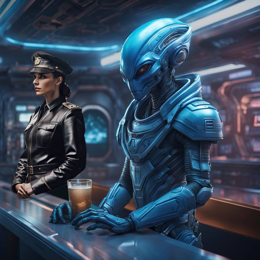 Alien at the Bar-1127a by Will1954 on DeviantArt