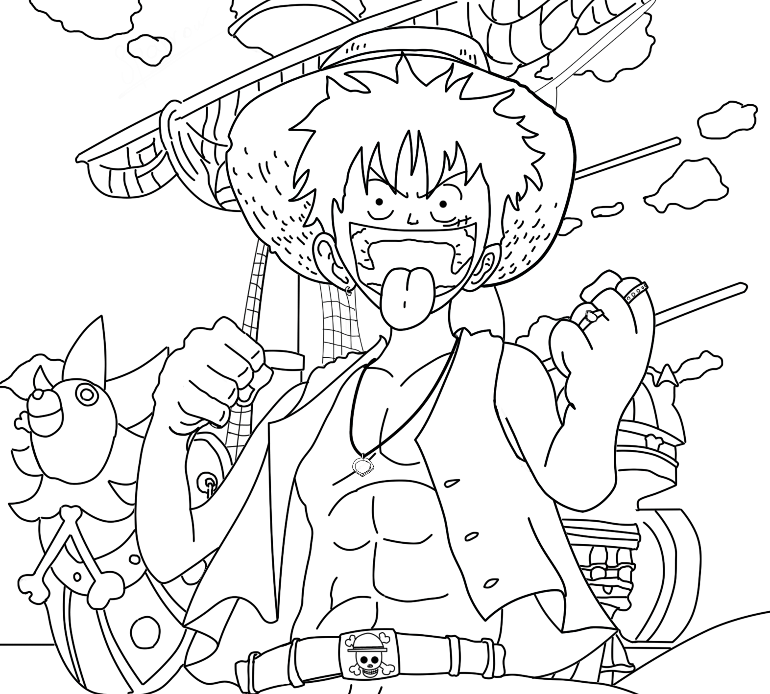 Luffy line