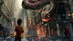 Percy Jackson - Battle of Manhattan by IRCSS