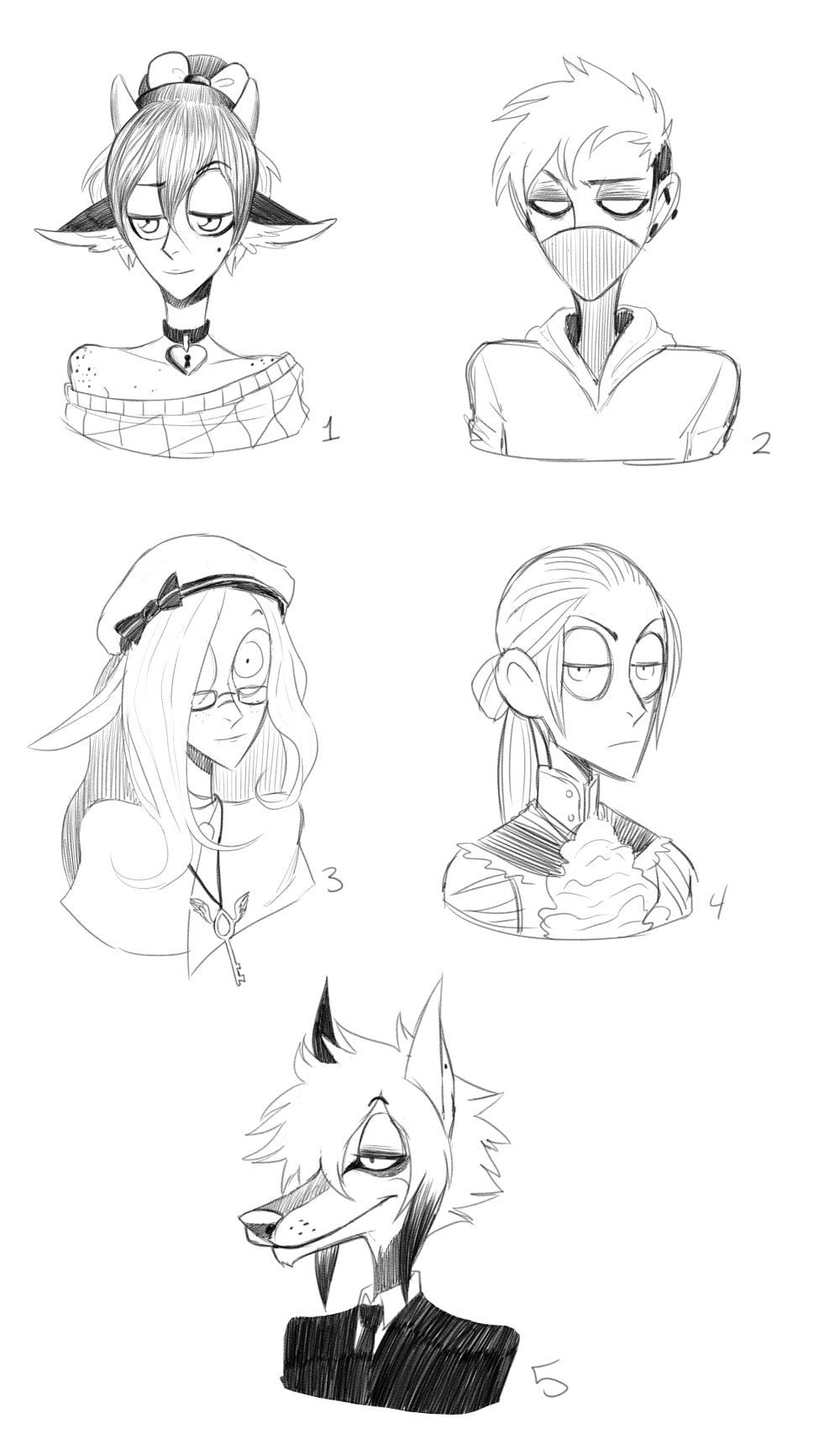 Free OC Sketches - 02