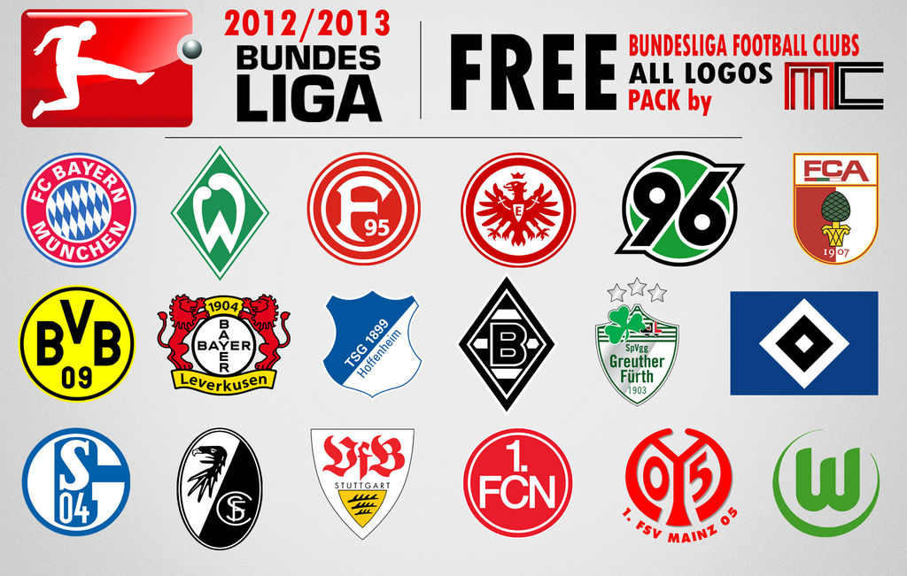Free Pack Bundesliga 12 13 All Logos By Mc By Mcsvk On Deviantart