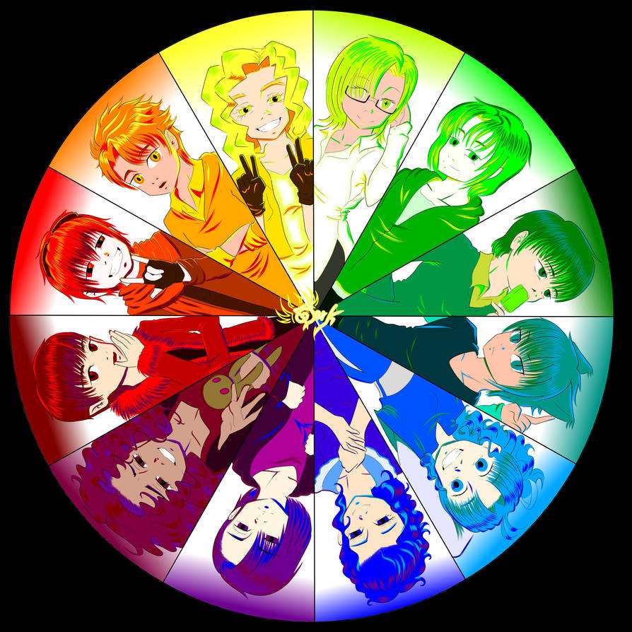 Deviantart Color Wheel Collab Color wheel by 7D9X on DeviantArt