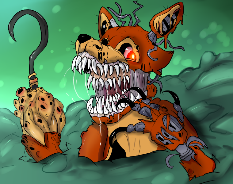 Nightmare Foxy Fnaf by IsaSaldareli on DeviantArt