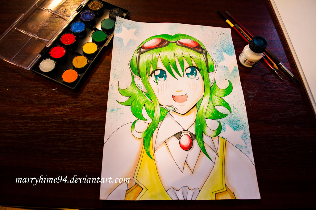 Gumi Megpoid Watercolors