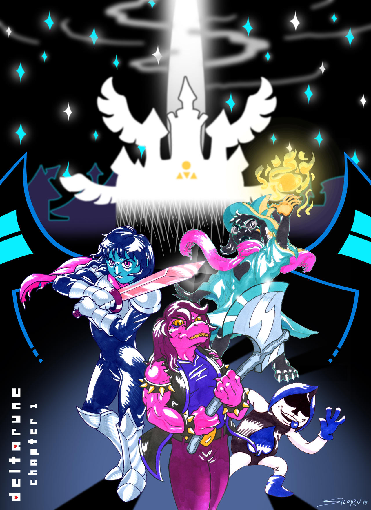 Delta Rune Border Chapter 1 Deltarune Chapter 1 by serigneo on DeviantArt
