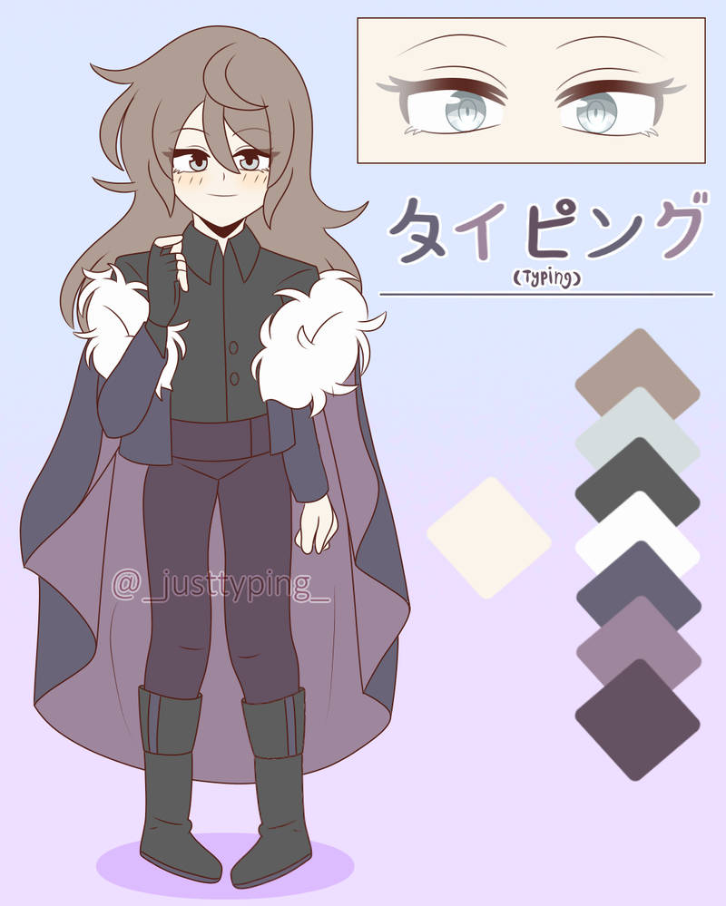 NEW Typing reference sheet (persona) by TustJyping on DeviantArt