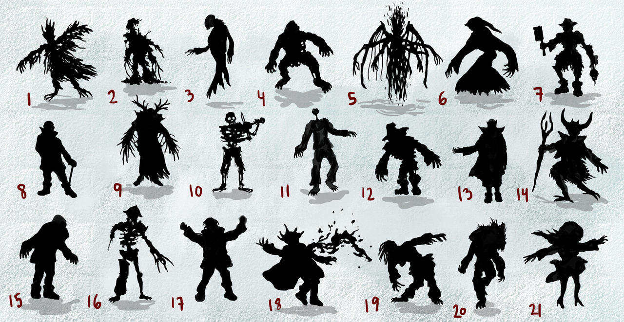 Undead Silhouettes 01