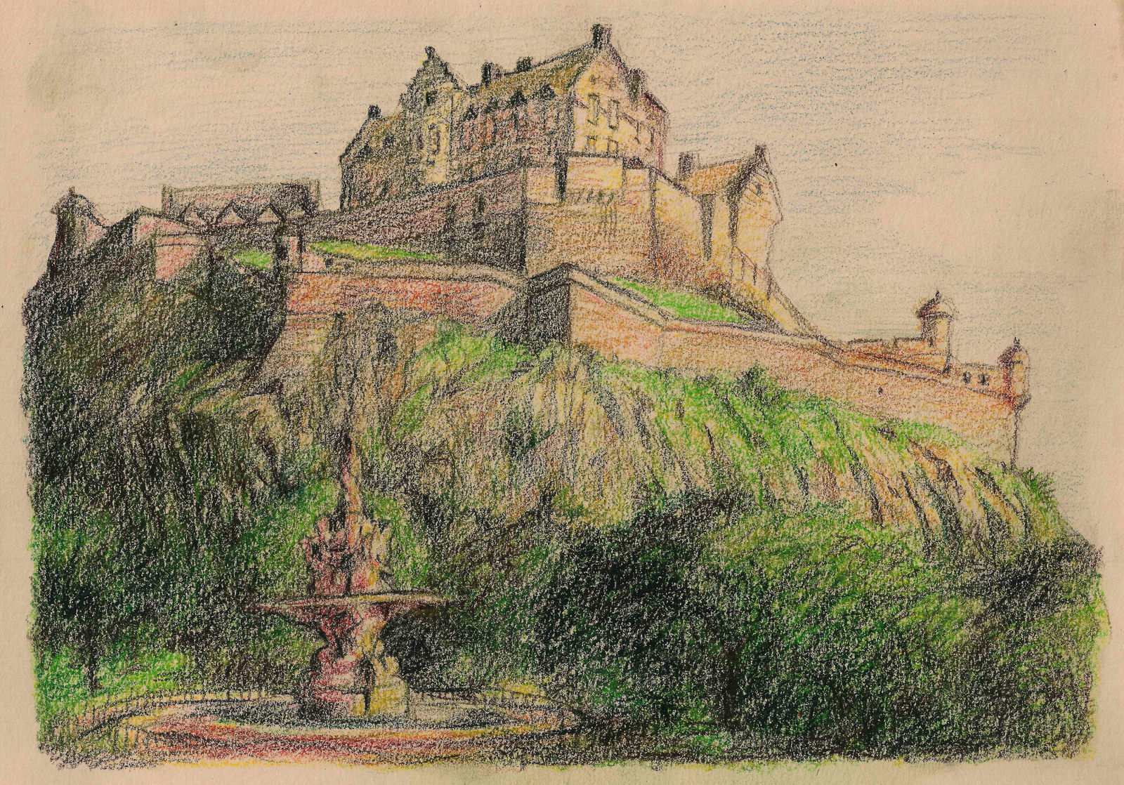 Sketch Of Edinburgh Castle Scotland 2016 By JakobHansson On DeviantArt sketch-of-edinburgh-castle-scotland-2016-by-jakobhansson-on-deviantart
