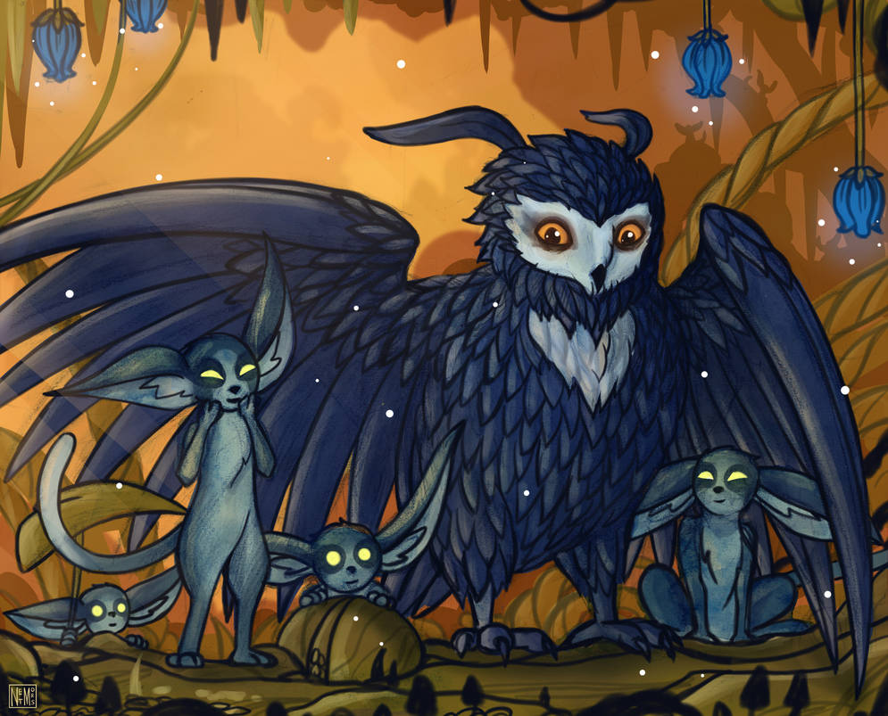 Ori and the Will of the Wisps Ku and Moki by Netmors on DeviantArt