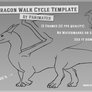 Dragon Walk Cycle Template