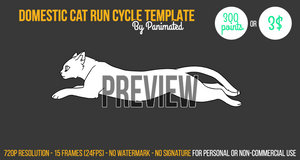 Cat Run Cycle Template