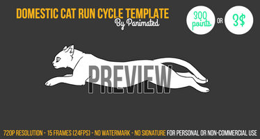 Cat Run Cycle Template