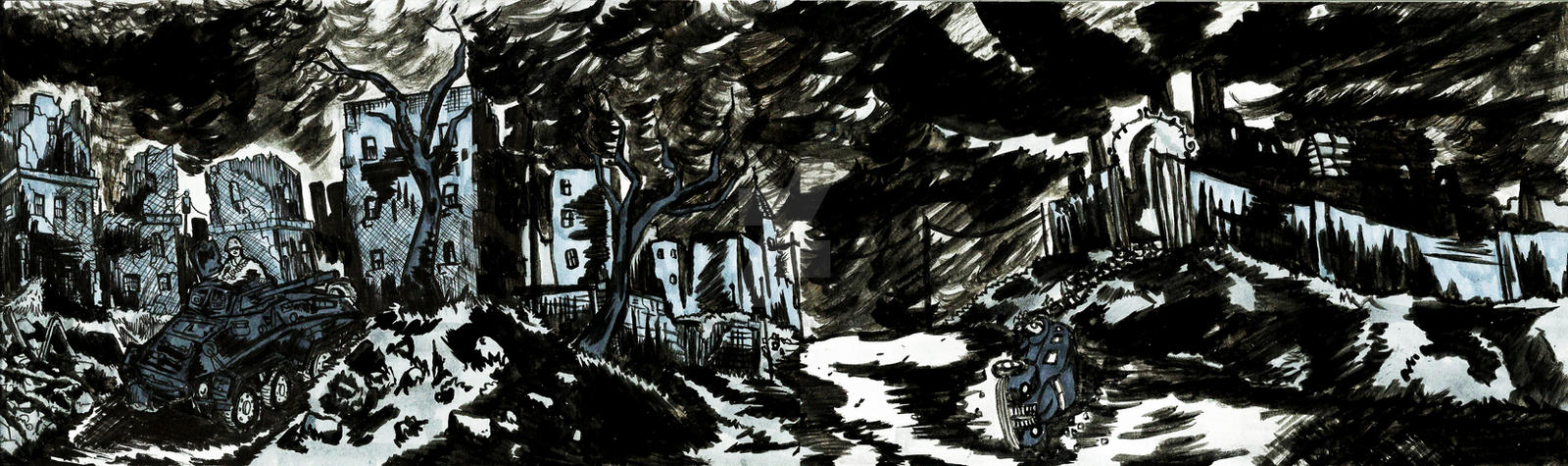 INK war scenery