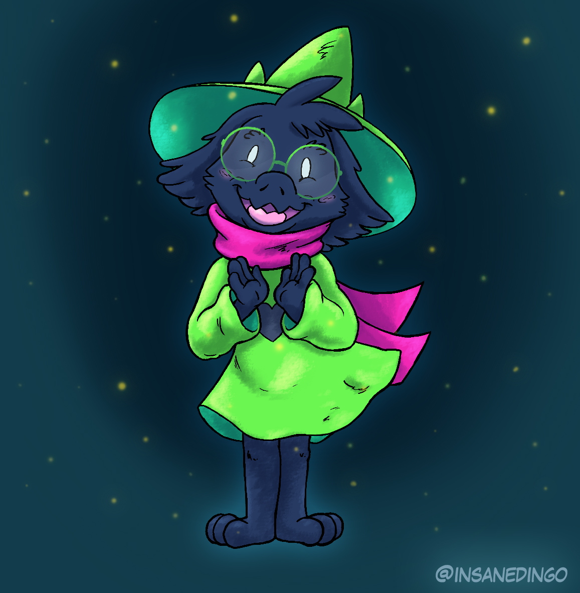 Invert Ralsei Ralsei by InsaneDingoArt on DeviantArt