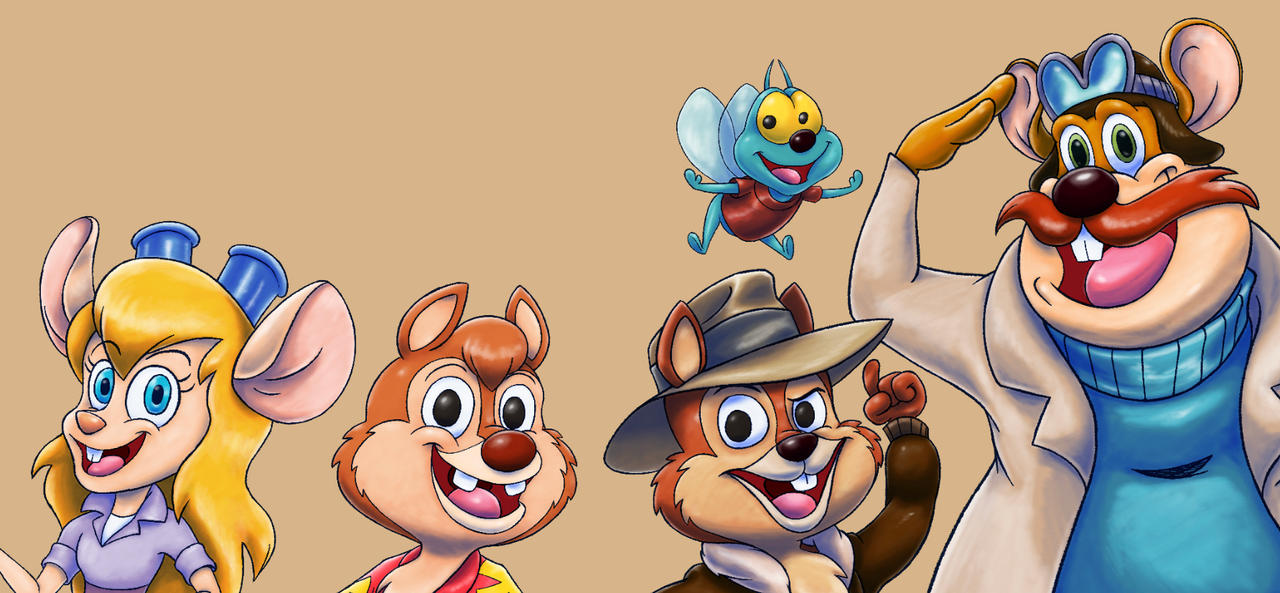 Rescue Rangers Wip by InsaneDingoArt on DeviantArt