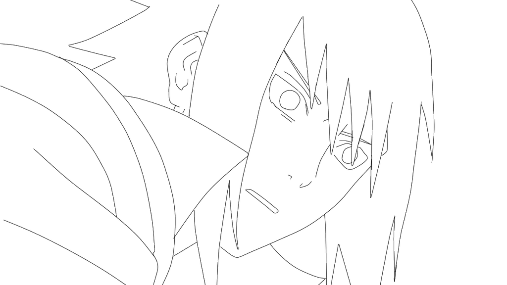 Sasuke Line Trace Uchiha Sasuke Lineart 2 by LUISHATAKEUCHIHA on DeviantArt