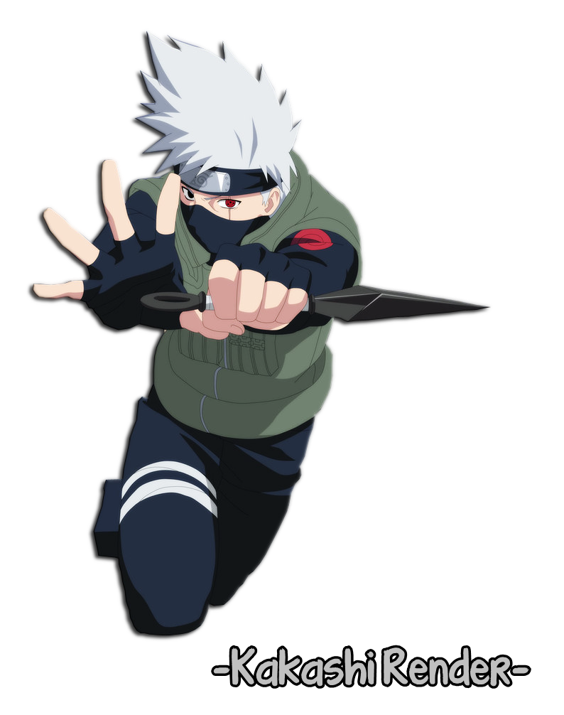 Kakashi Hatake (Naruto Shippuden) - Render by D4rkawaii on DeviantArt