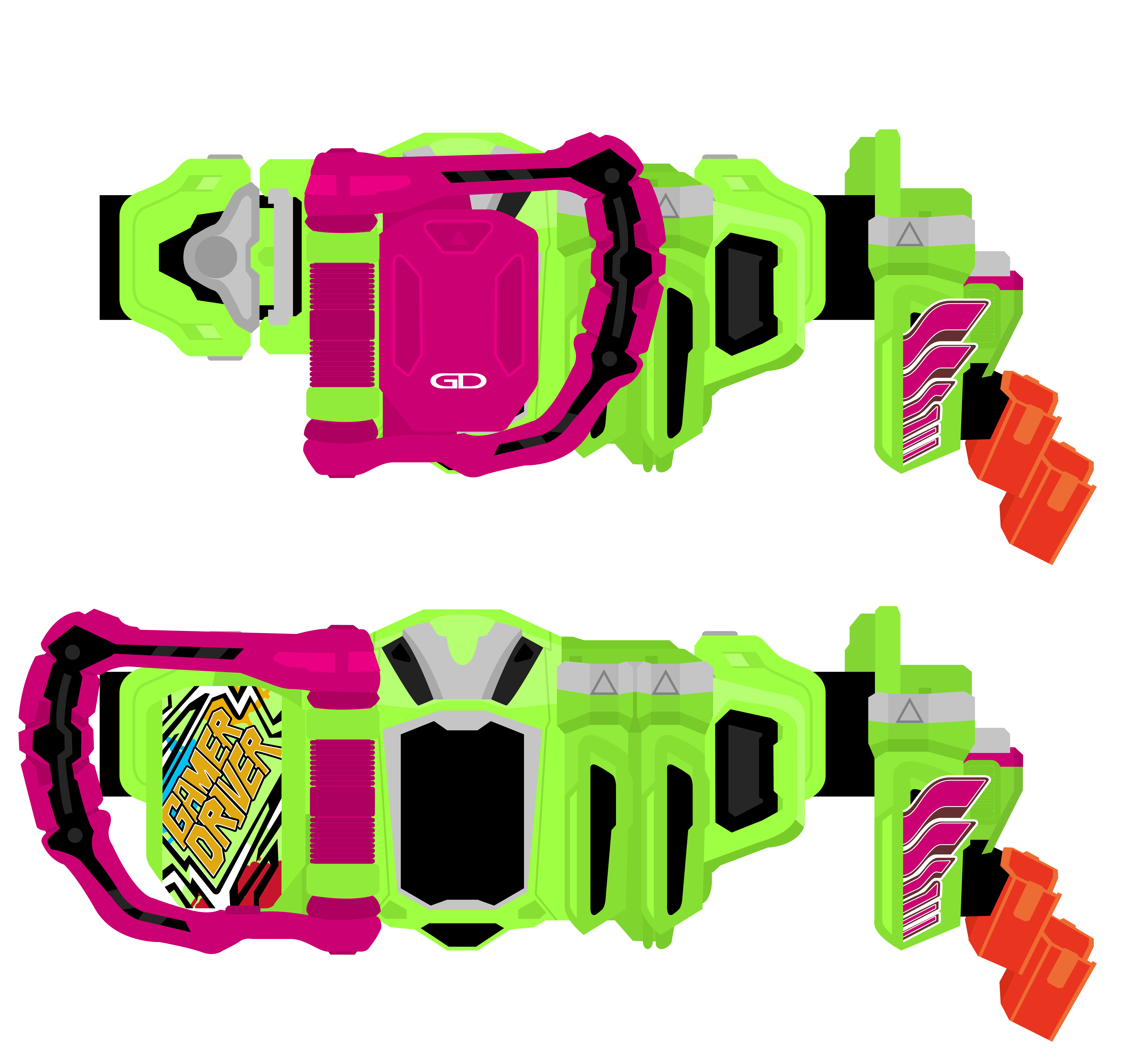 Kamen Rider ExAid Gamer Driver Basic by raidenzein on DeviantArt