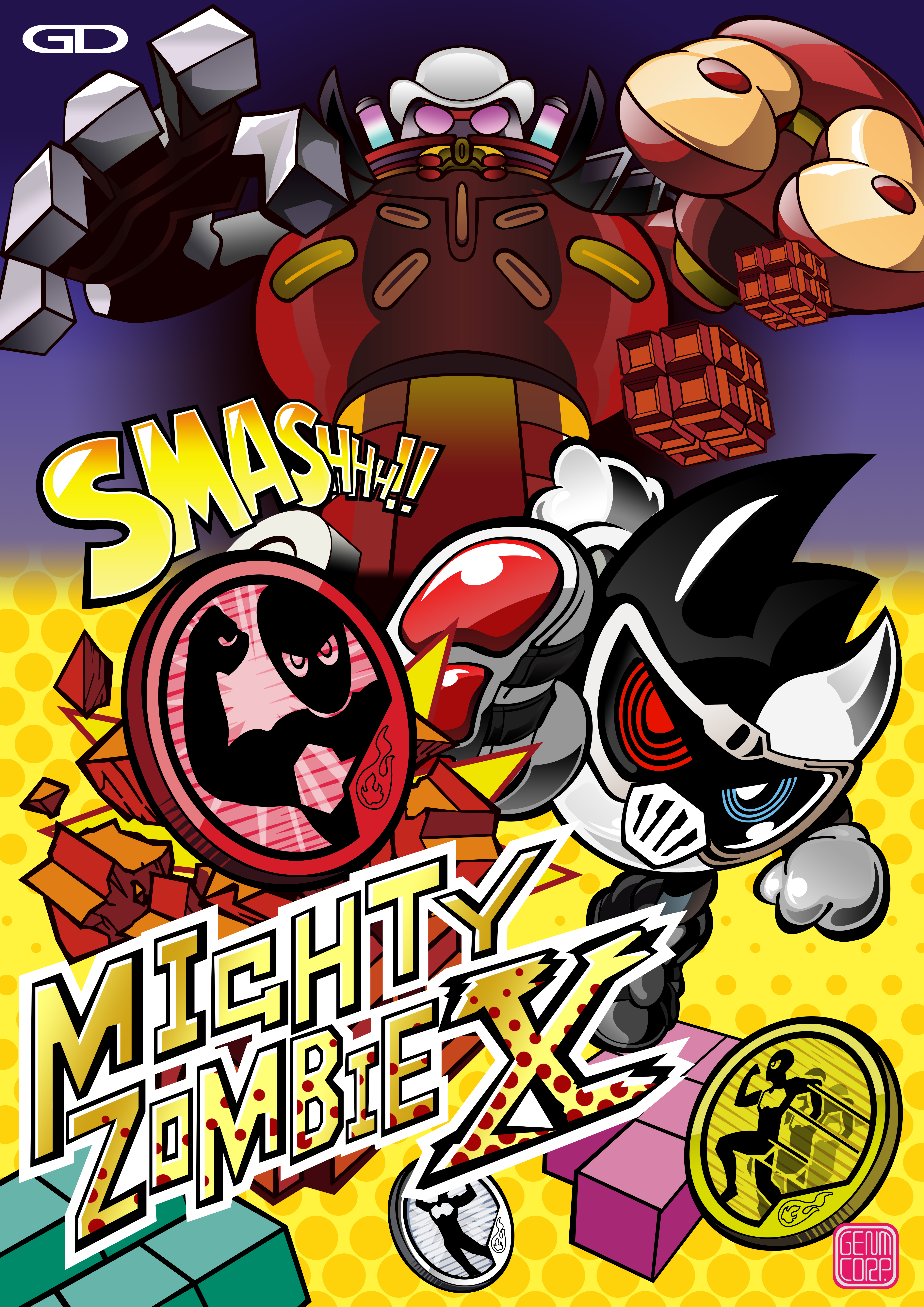 Mighty Zombie X Game Poster