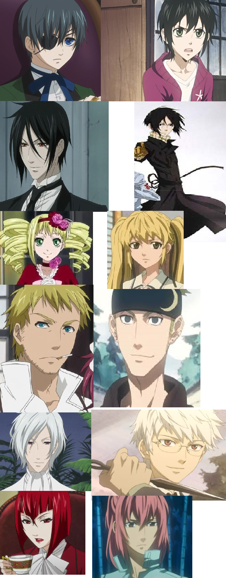 Black butler manga anime comparison