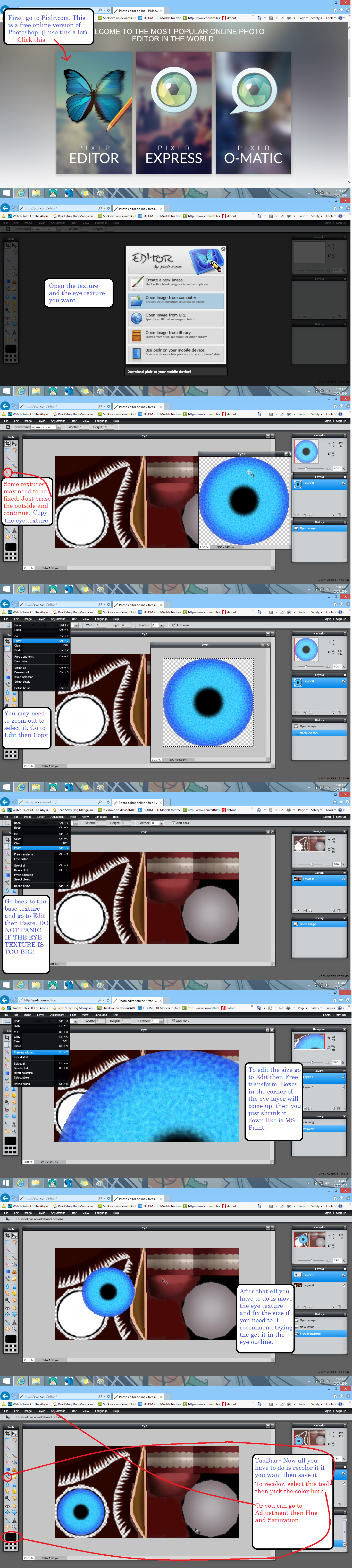 KH Eye texture tutorial