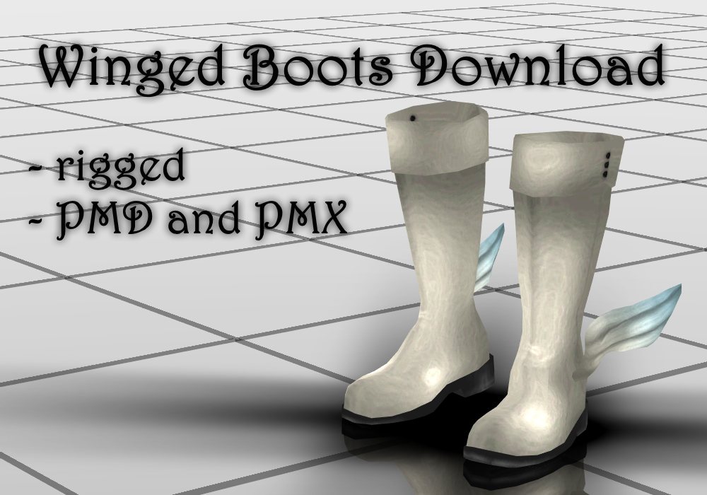 Winged Boots DOWNLOAD by Reseliee on DeviantArt