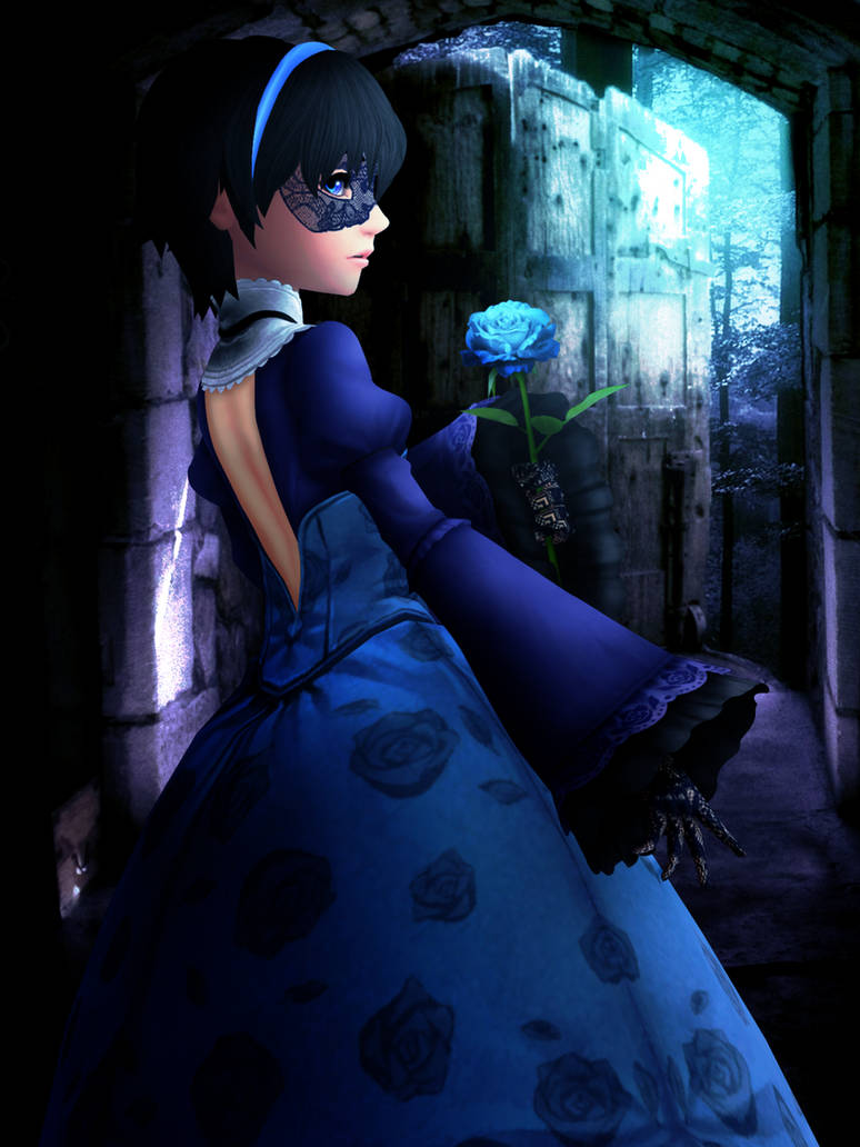 Mysterious Blue Girl