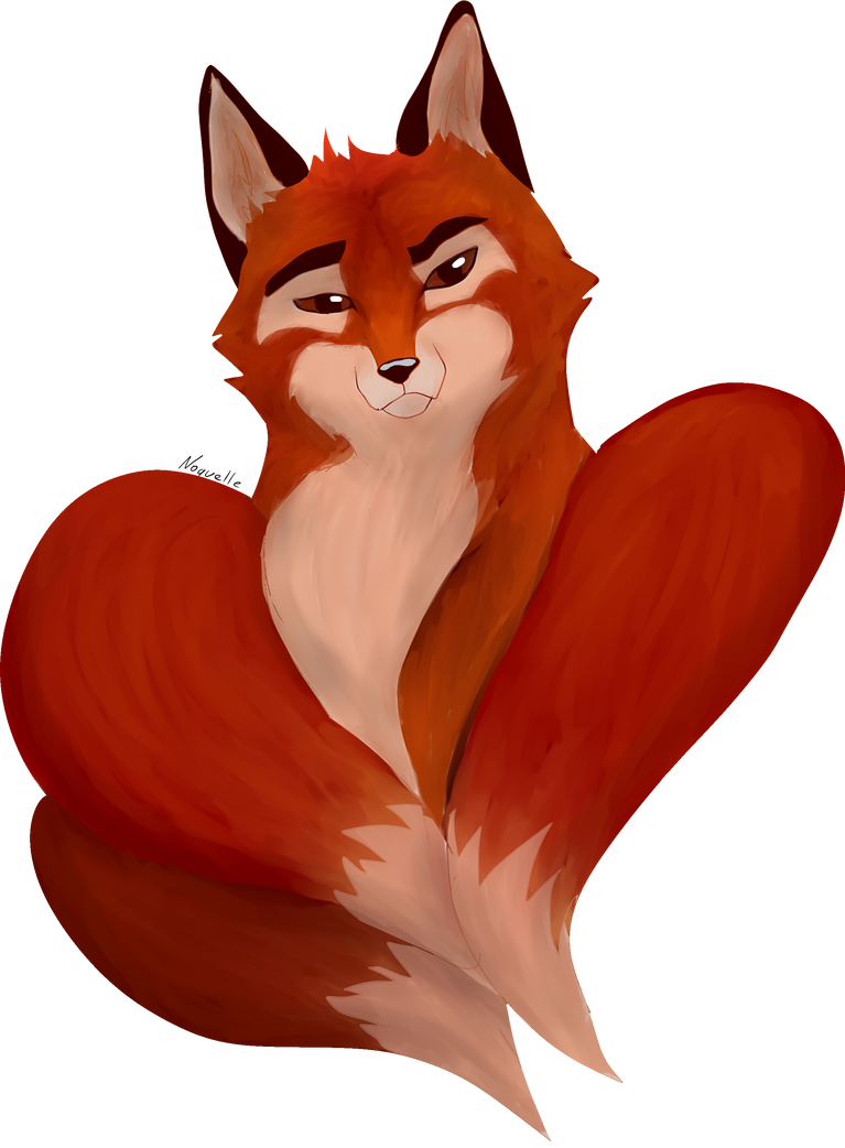 Three tailed fox by Noquelle on DeviantArt