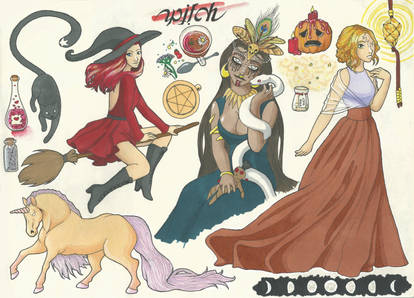 Witches and cute thigs :)