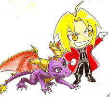 Chibi Ed and Spyro