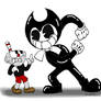 Cuphead and Bendy