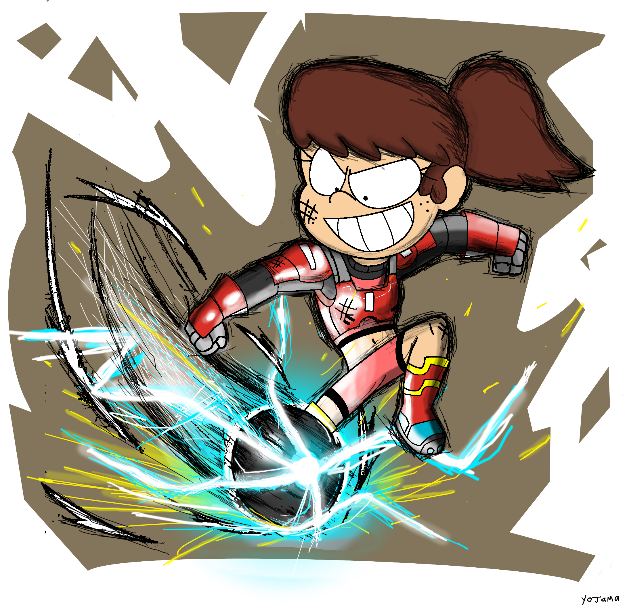 Mario Strikers Charged - Lynn Loud