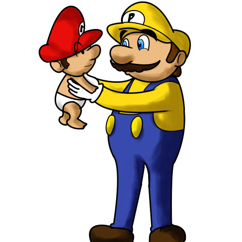 Papa Mario by sxayaoi on DeviantArt