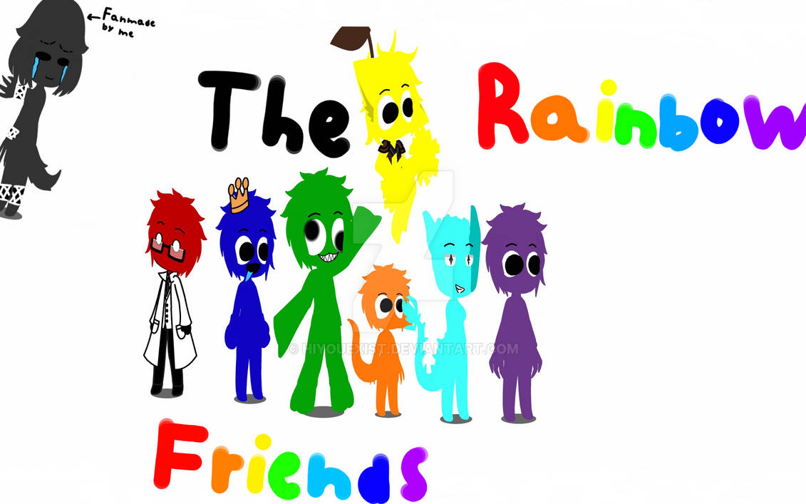The rainbow friends in gacha club update! by doorsforv on DeviantArt
