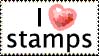 I heart stamps