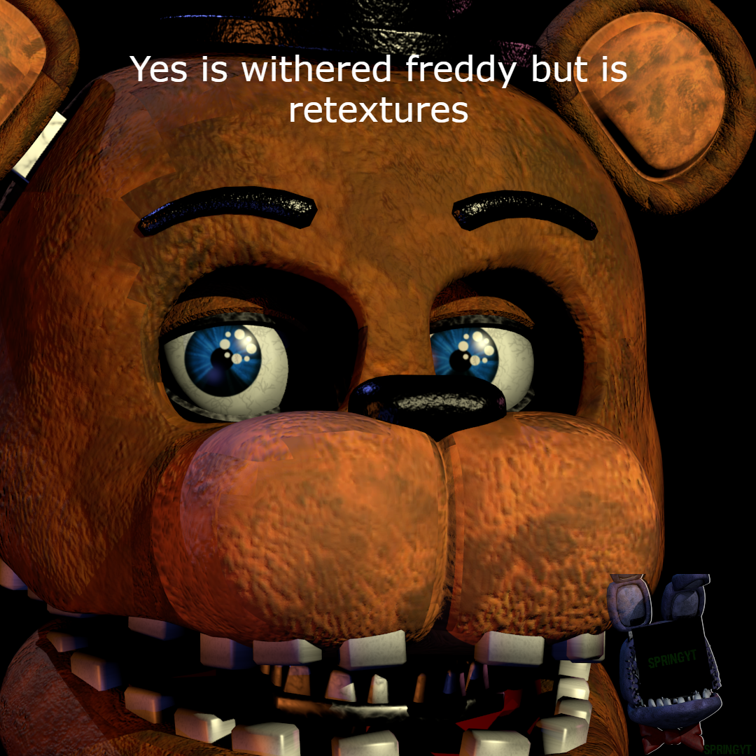 Withered Freddy Retexture - fivenightsatfreddys