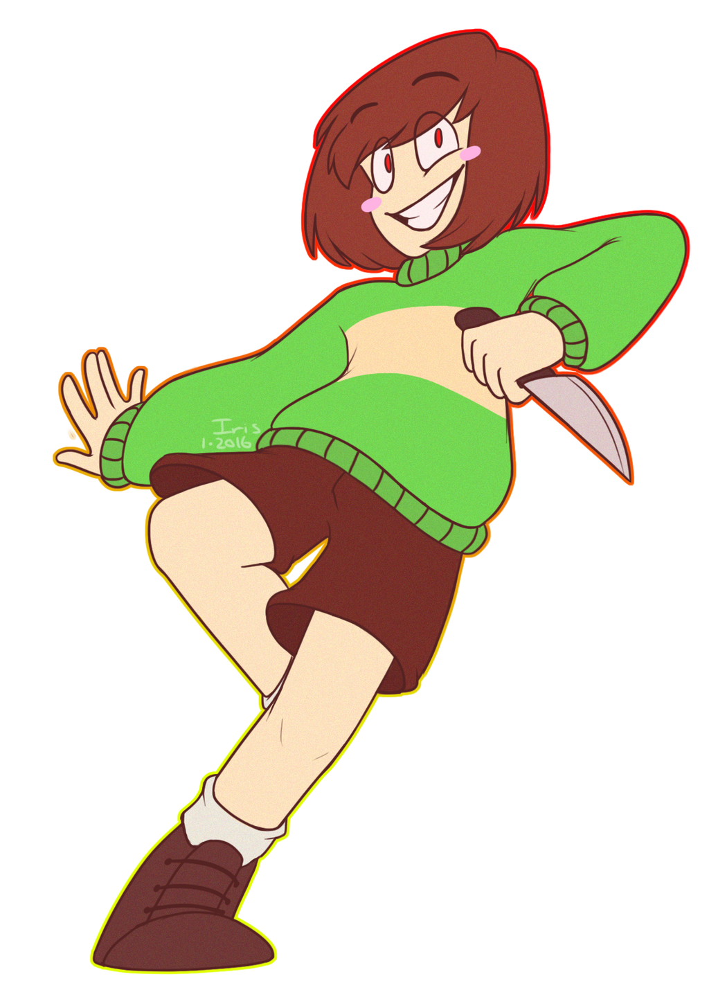 Chara Moving Fast Chara by paintingwithstardust on DeviantArt