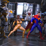 Superman And Vixen Vs Ultra Humanite