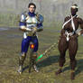 Xander and Asante: an adventuring couple