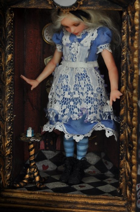 Alice in Wonderland Art doll