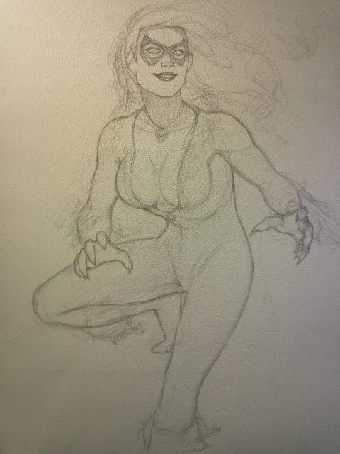 Black Cat - Sketch Idea 2