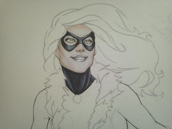 Black Cat - Sketch Idea - Colorification, BEGIN!