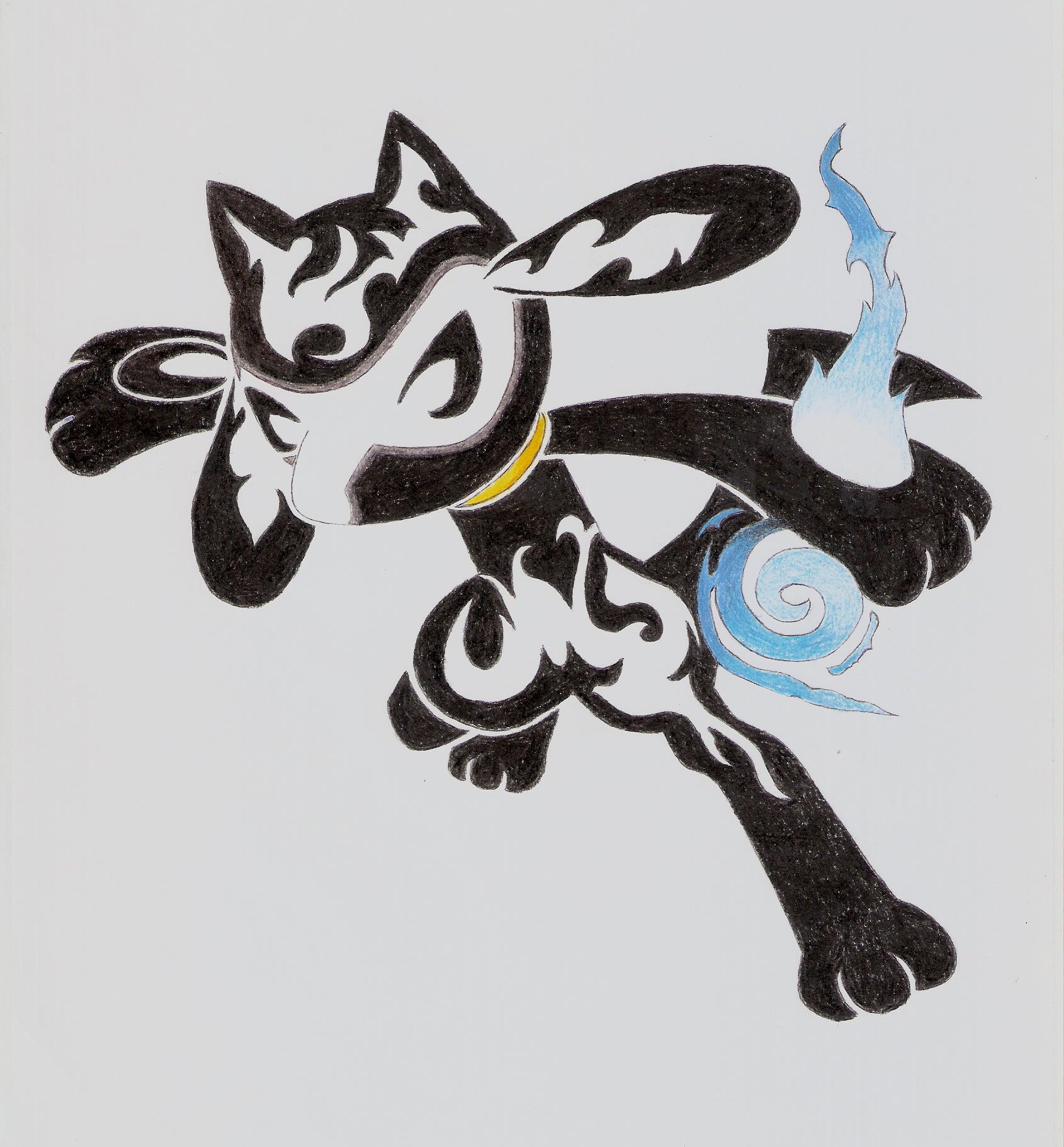 Tattoos Pokemon Riolu Riolu's tribal tatoo by mark-s-art97 on DeviantArt