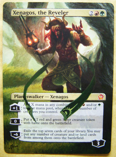 Xenagos The Reveler Altered Mtg Card By Hissarlid On Deviantart Xenagos The Reveler Altered Mtg Card By Hissarlid On Deviantart
